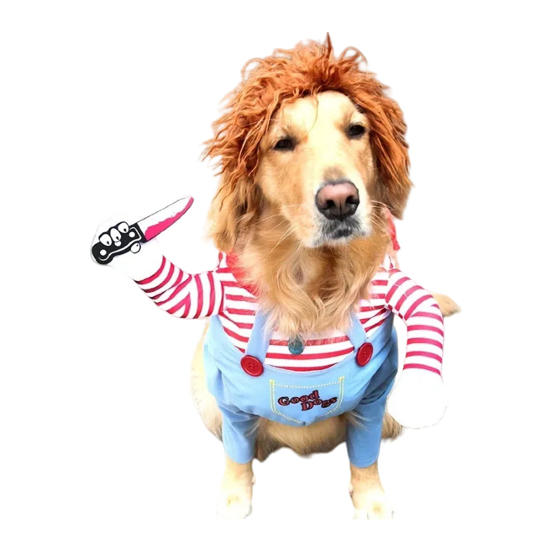 Chucky Dog Costume – Scary & Funny Halloween Outfit 🔪🎃