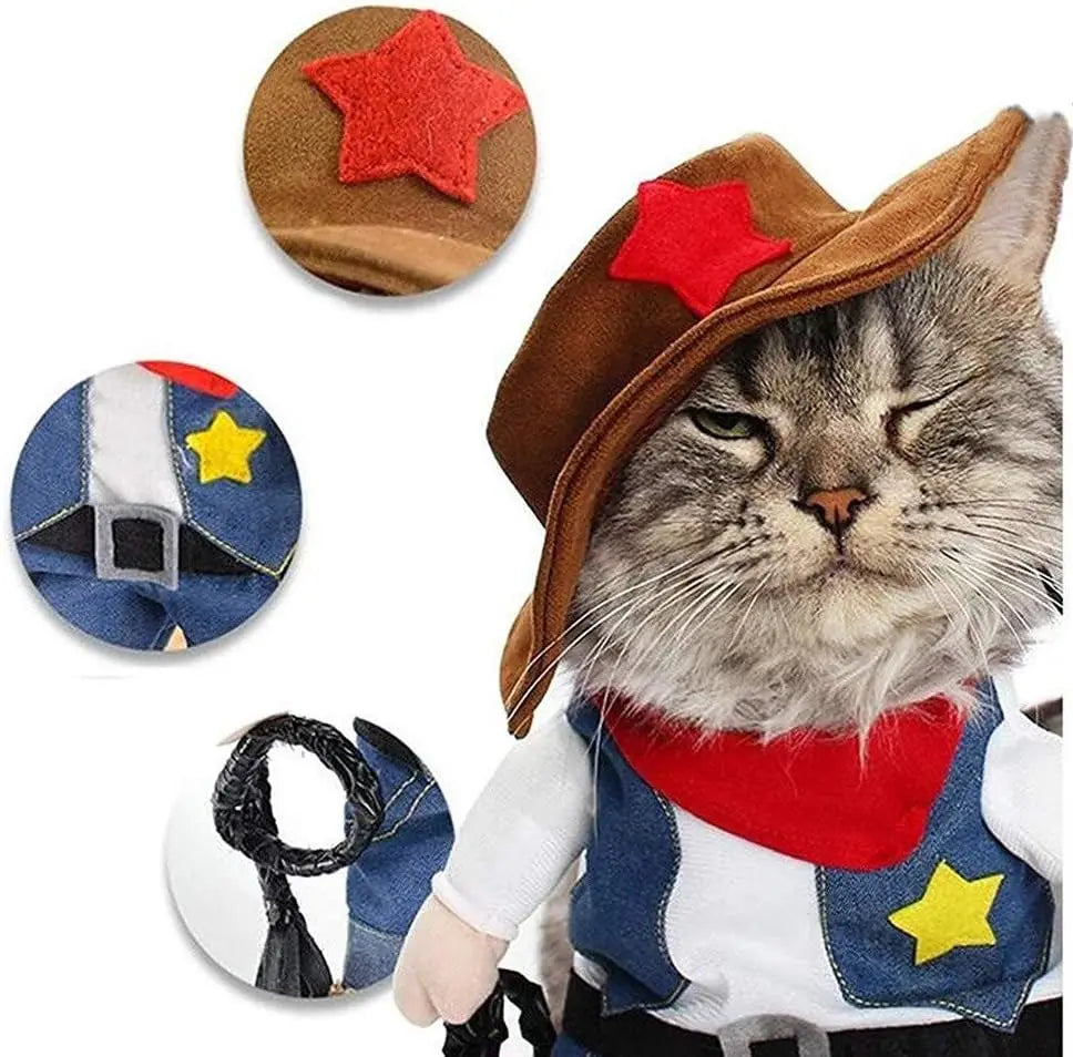 Sheriff Rider Pet Costume